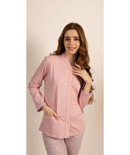 Pigiama donna aperto Jersey Gary puro cotone 5267