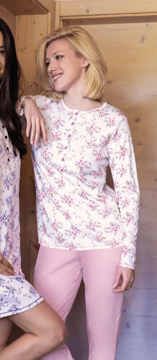 Pigiama donna in caldo cotone serafino Sièlei FL15 Florence