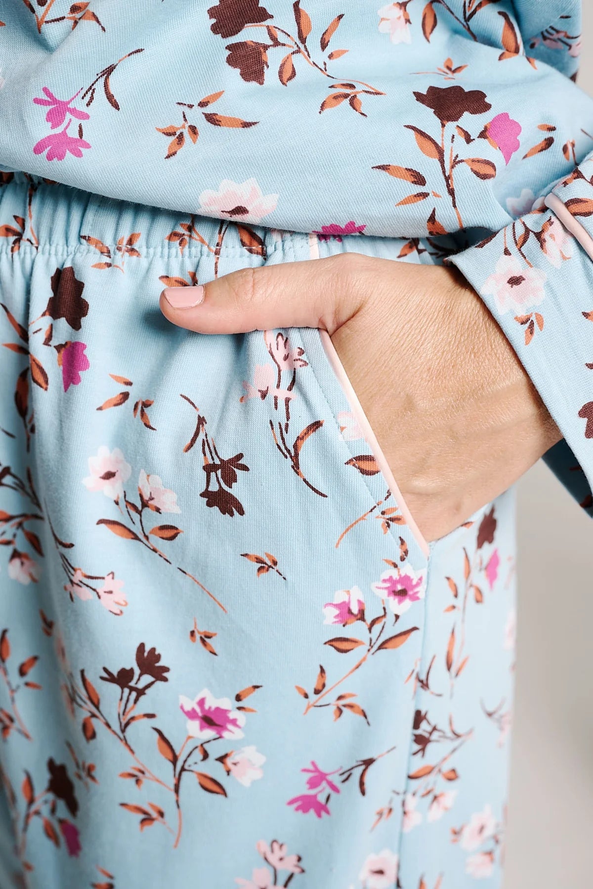 Pigiama donna in cotone aperto Muydemi 12011018