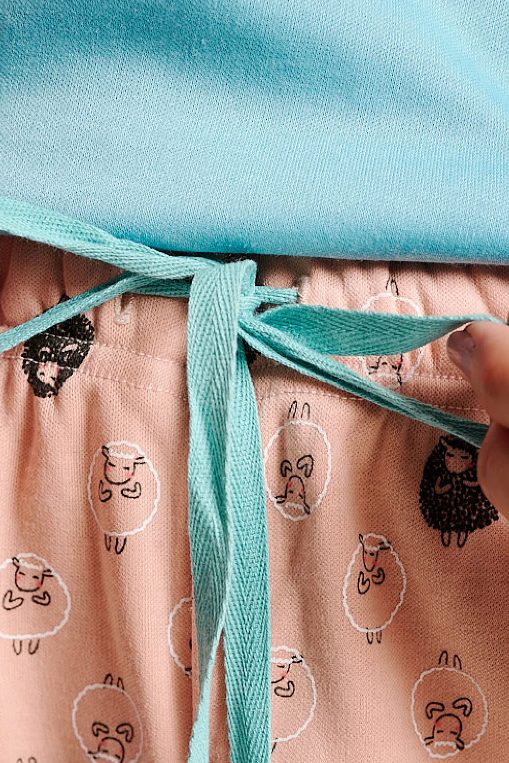 Pigiama donna in cotone felpato girocollo Muydemi 12011028