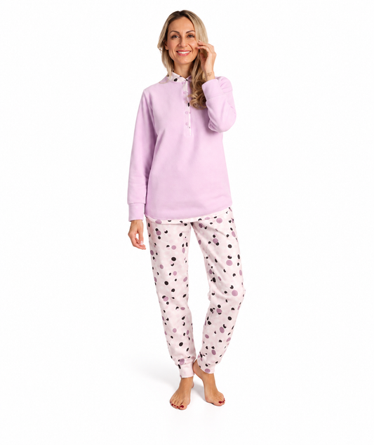 Pigiama donna invernale serafino punto Milano Gary flanellato 5150