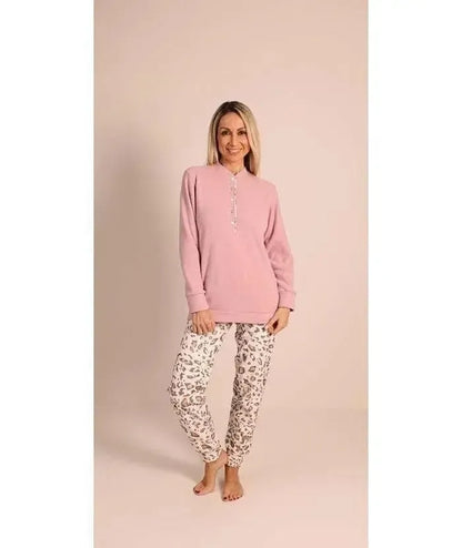 Pigiama donna invernale serafino punto Milano Gary flanellato 5170
