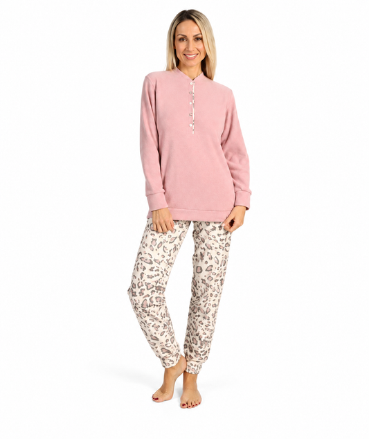 Pigiama donna invernale serafino punto Milano Gary flanellato 5170CONF