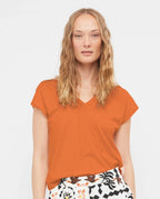 Pigiama donna manica corta a V in modal e short in viscosa Gisela 20374/20386