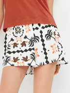 Pigiama donna manica corta a V in modal e short in viscosa Gisela 20374/20386