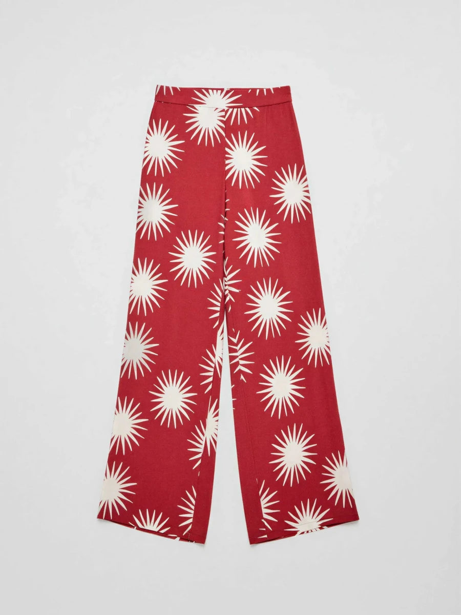 Pigiama donna manica corta a V modal e pantaloni lunghi in viscosa Gisela 20374/20373