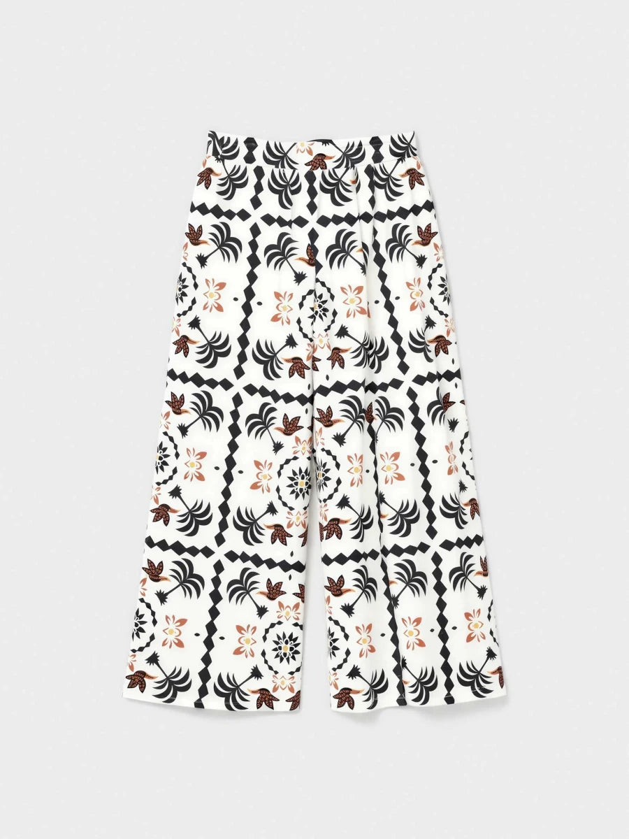 Pigiama donna manica corta a V modal e pantaloni lunghi in viscosa Gisela 20374/20387