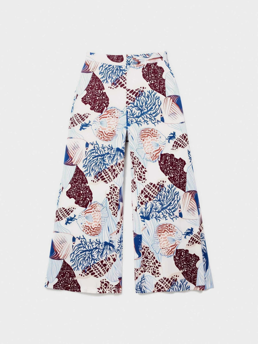 Pigiama donna manica corta a V pantaloni lunghi in modal Gisela 20374/20398