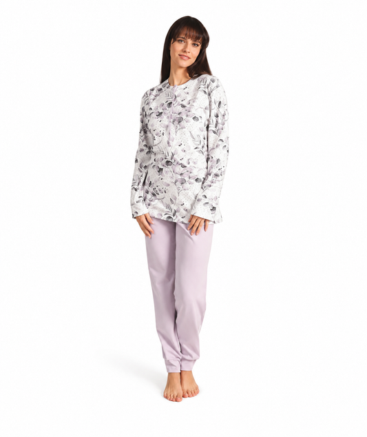Pigiama donna serafino invernale interlock 5020CONF calibrato