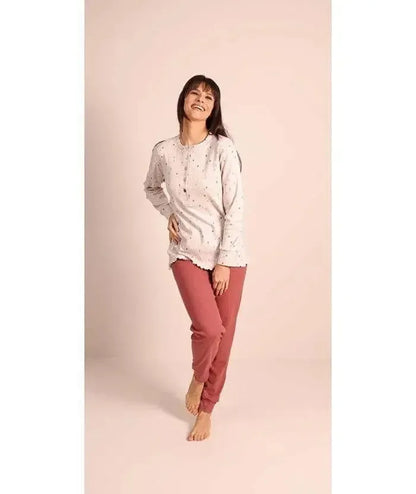 Pigiama donna serafino invernale interlock 5030CONF calibrato