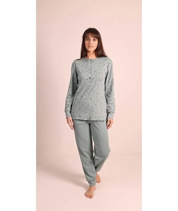 Pigiama donna serafino invernale interlock 5030CONF calibrato