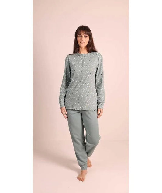Pigiama donna serafino invernale interlock 5030CONF calibrato