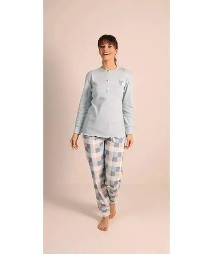 Pigiama donna serafino invernale interlock 5040CONF calibrato