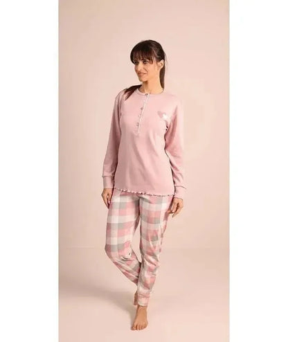 Pigiama donna serafino invernale interlock 5040CONF calibrato