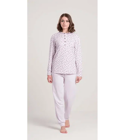 Pigiama donna serafino invernale interlock V50001CONF calibrato