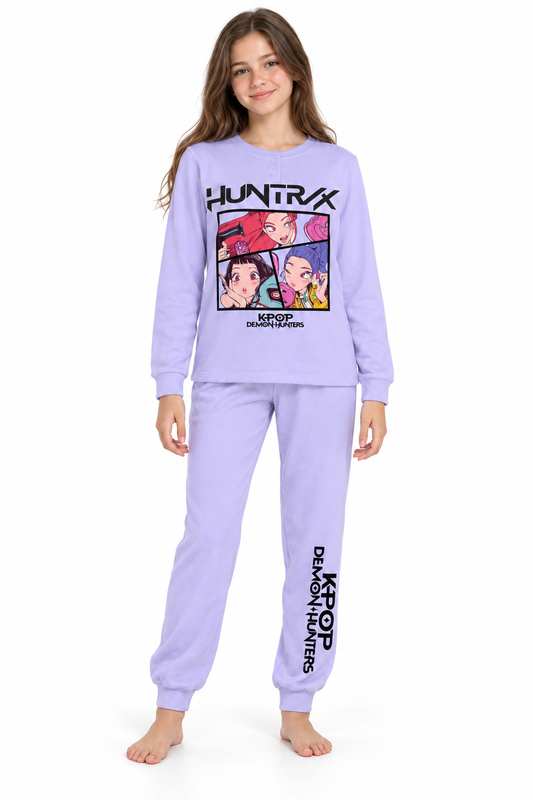 Pigiama felpato Huntrix Demon Hunters K-Pop ragazza KP50L6768C