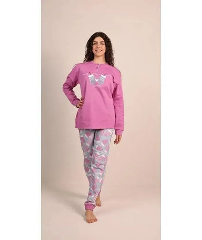 Pigiama felpato ragazza Gary 4040
