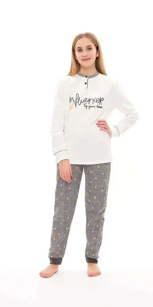 Pigiama felpato ragazza Gary S40021