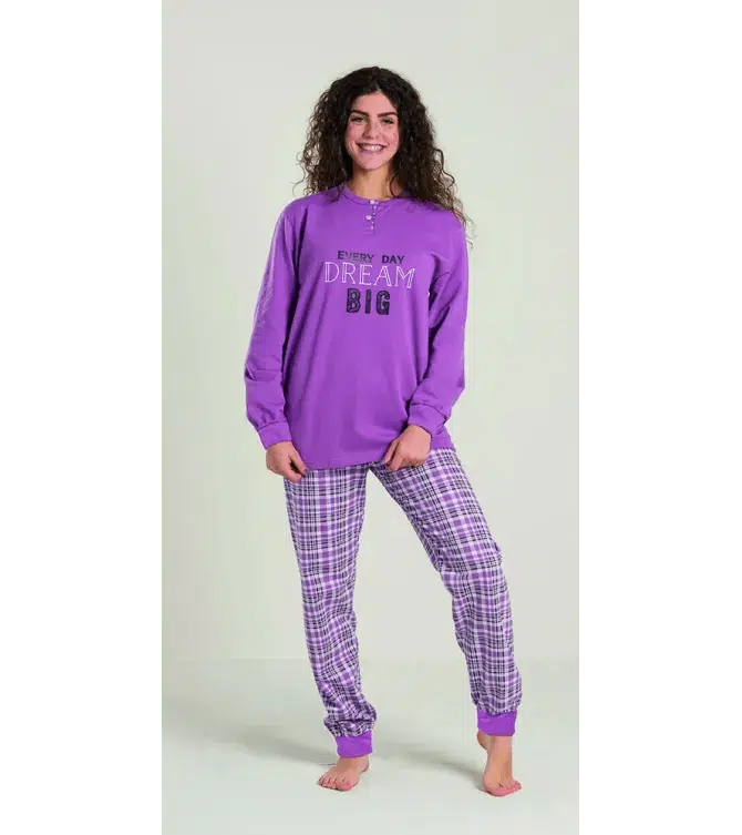 Pigiama felpato ragazza Gary V40022