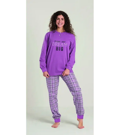 Pigiama felpato ragazza Gary V40022