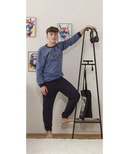 Pigiama felpato ragazzo Gary 4158