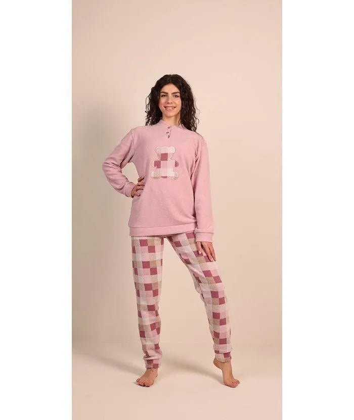 Pigiama flanellato punto milano ragazza Gary 4050