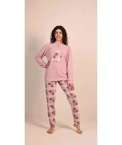 Pigiama flanellato punto milano ragazza Gary 4050