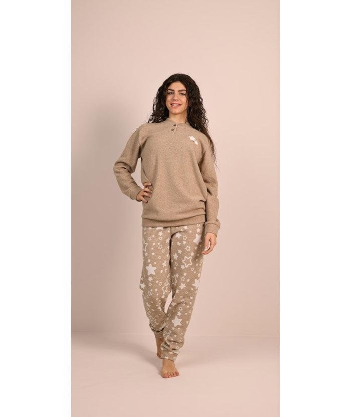 Pigiama flanellato punto milano ragazza Gary 4052