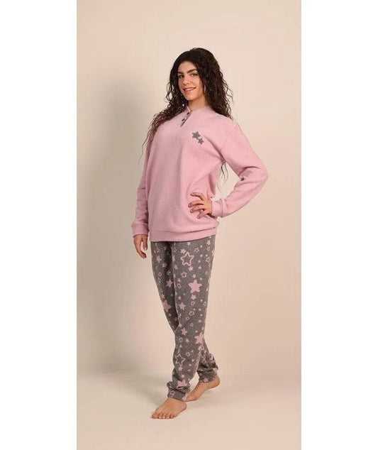 Pigiama flanellato punto milano ragazza Gary 4052