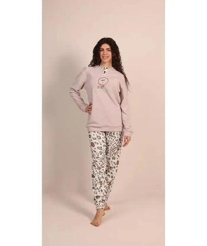 Pigiama flanellato punto milano ragazza Gary 4053