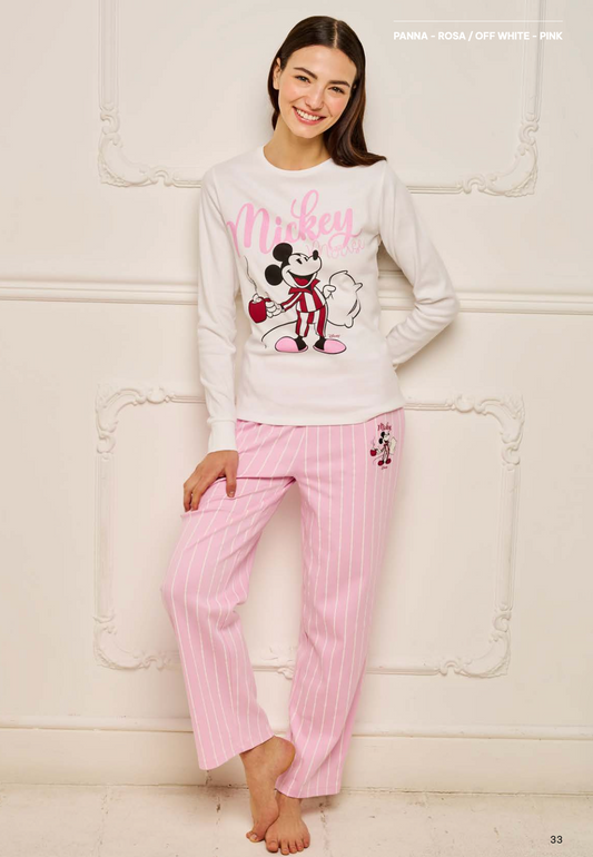 Pigiama interlock donna Disney Mickey And Friends DYD0887