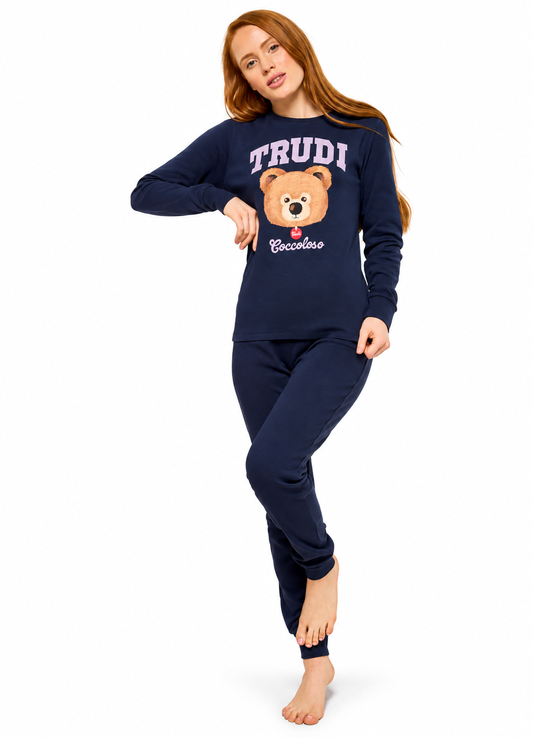 Pigiama interlock donna Trudi TRD08895