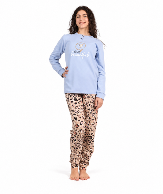 Pigiama interlock ragazza Gary 4021