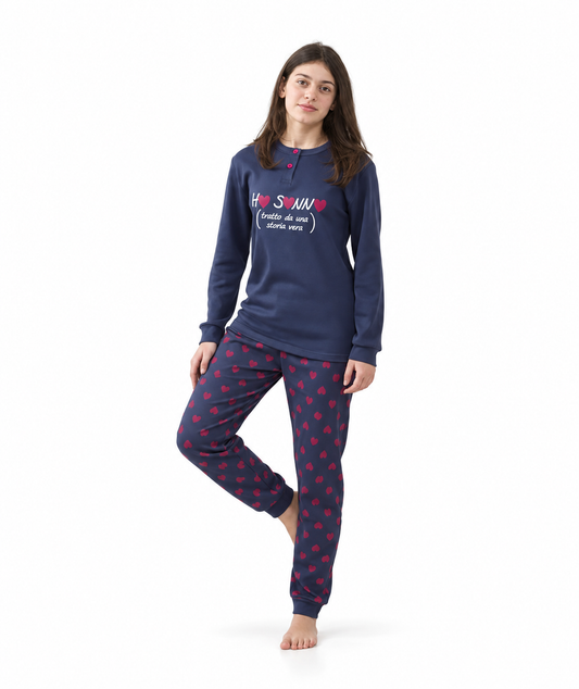 Pigiama interlock ragazza Gary 4128