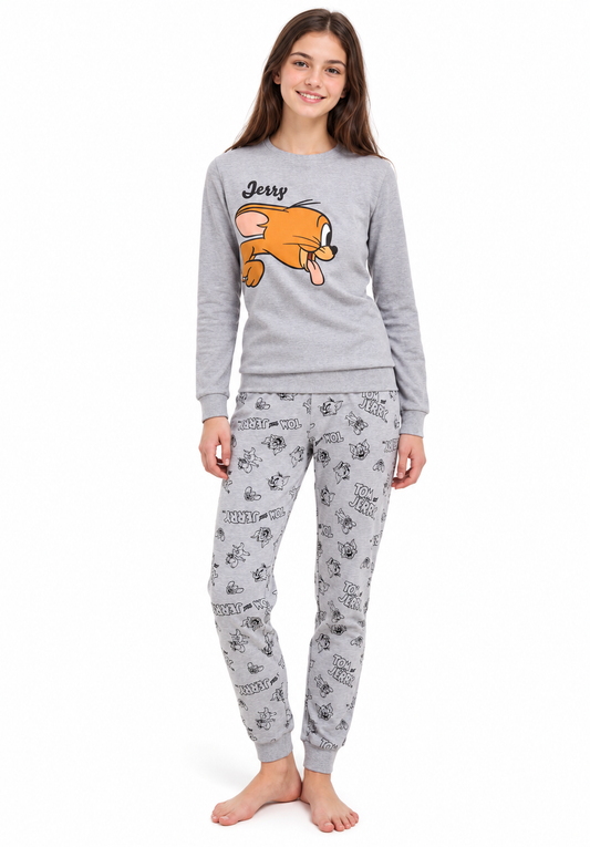 Pigiama interlock ragazza Tom And Jerry WBL7897C
