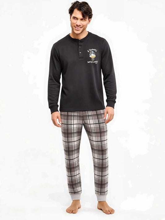 Pigiama interlock ragazzo Disney DYG4919C nero