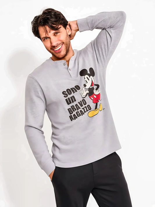 Pigiama interlock ragazzo Disney DYG4919C grigio