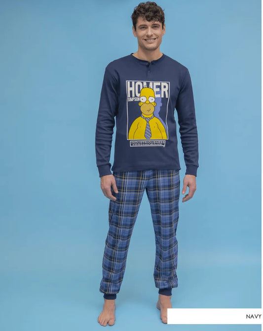 Pigiama interlock uomo The Simpsons SPM7638