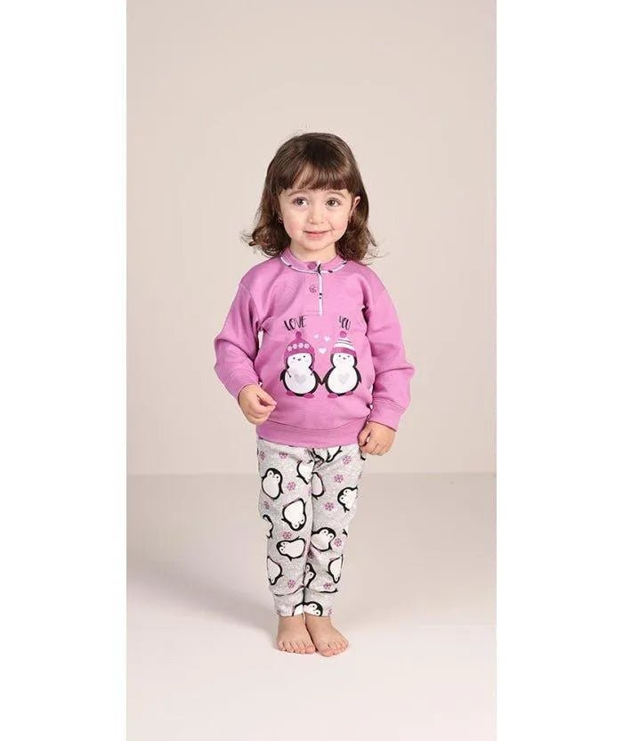 Pigiama invernale Neonata interlock serafino bambina Gary 1030