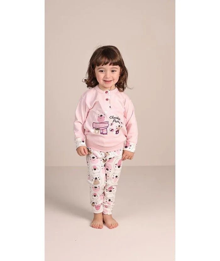 Pigiama invernale Neonata interlock serafino bambina Gary 1034