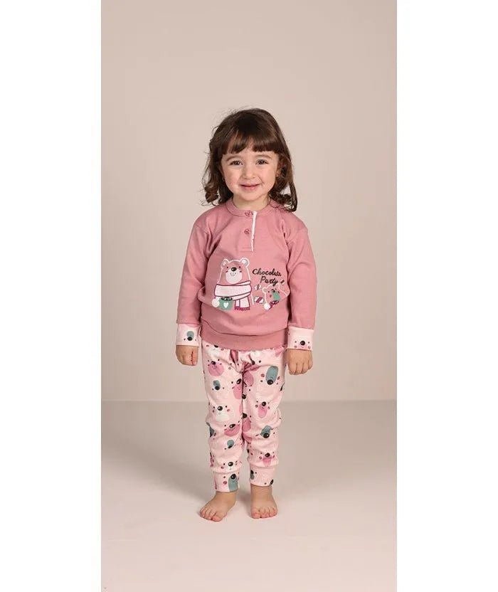 Pigiama invernale Neonata interlock serafino bambina Gary 1034
