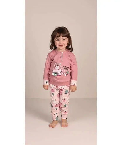 Pigiama invernale Neonata interlock serafino bambina Gary 1034
