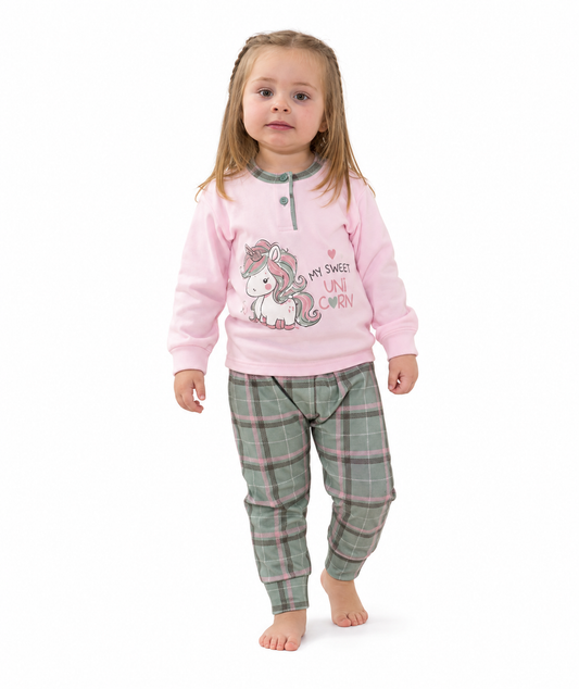 Pigiama invernale Neonata interlock serafino bambina Gary 1153