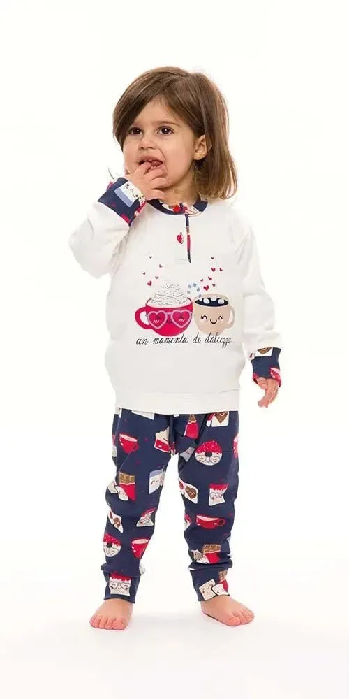 Pigiama invernale Neonata interlock serafino bambina Gary S10001