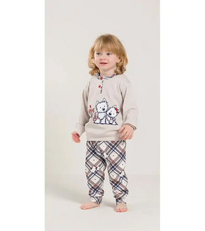 Pigiama invernale Neonata interlock serafino bambina Gary V10001