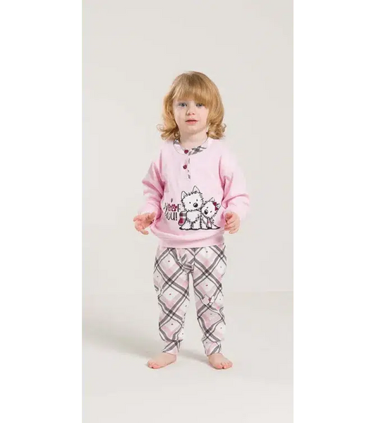 Pigiama invernale Neonata interlock serafino bambina Gary V10001