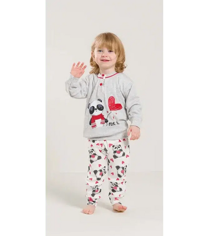 Pigiama invernale Neonata interlock serafino bambina Gary V10005