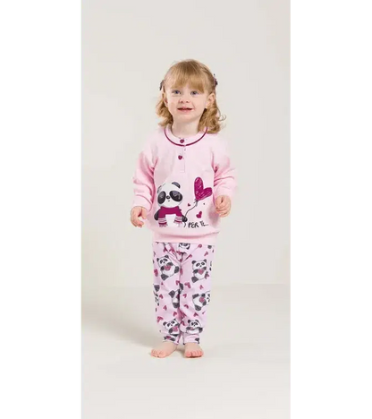 Pigiama invernale Neonata interlock serafino bambina Gary V10005