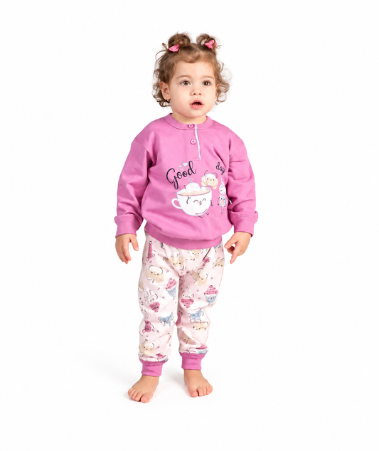Pigiama invernale Neonata serafino bambina felpa Gary 1050