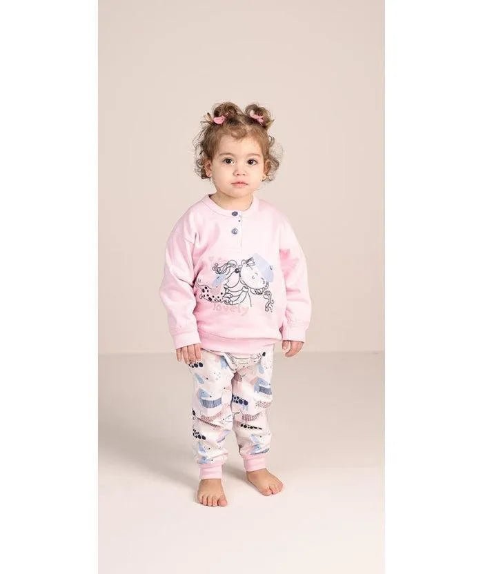 Pigiama invernale Neonata serafino bambina felpa Gary 1052